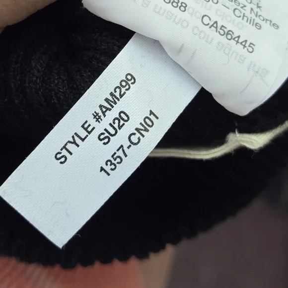 Madewell Wakeford Ruffle Sweater Tank True Black Wool-blend Women's XS EUC - Picture 10 of 10